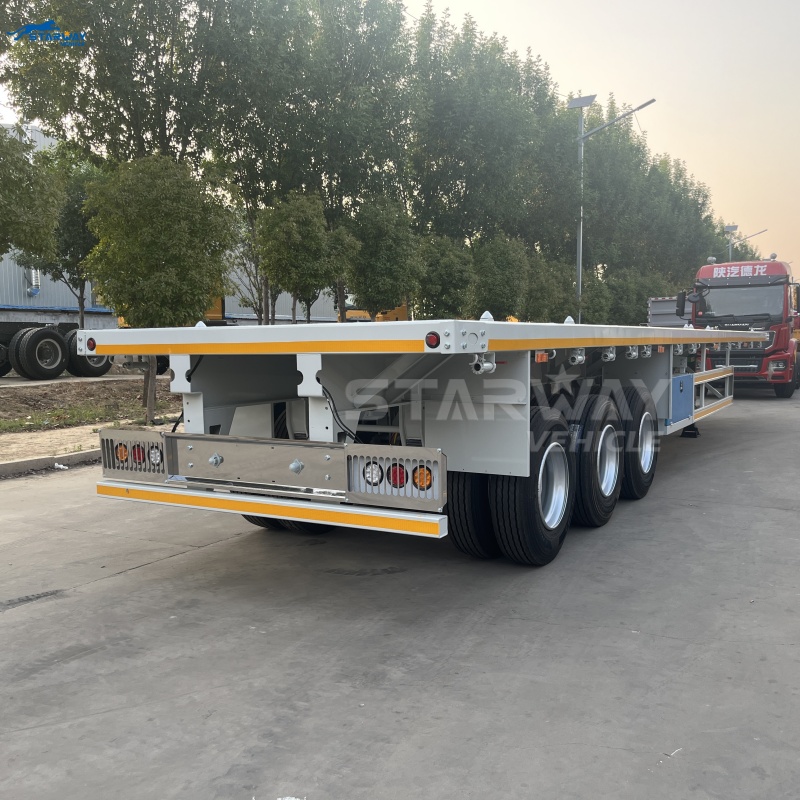 Tri-axle Flatbed Trailer 