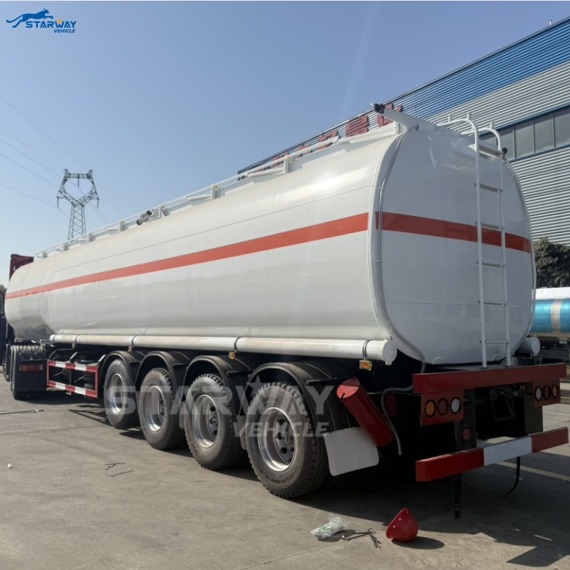4-axle 65,000Liters Oil Tanker Trailer