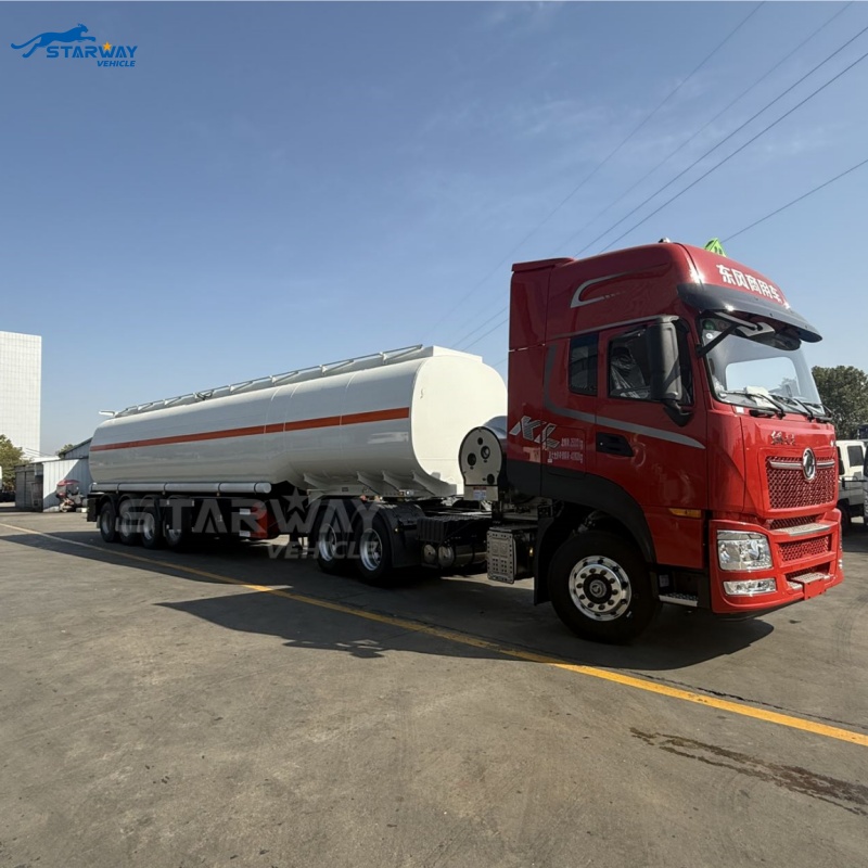 4-axle 65,000Liters Oil Tanker Trailer