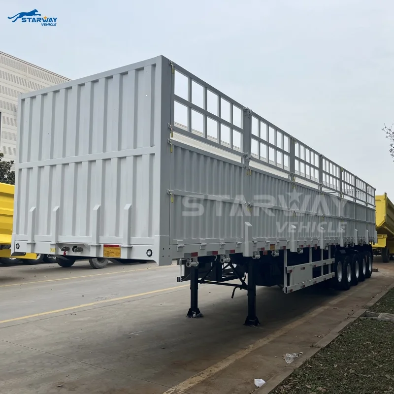 5Axle Fence Cargo Semi Trailer