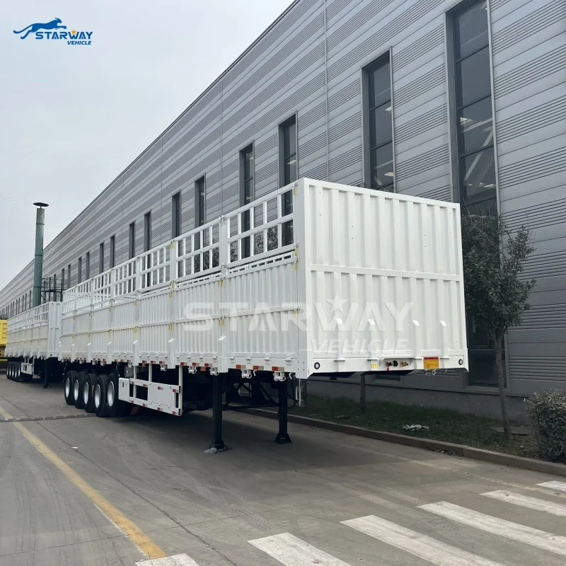 5Axle Fence Cargo Semi Trailer
