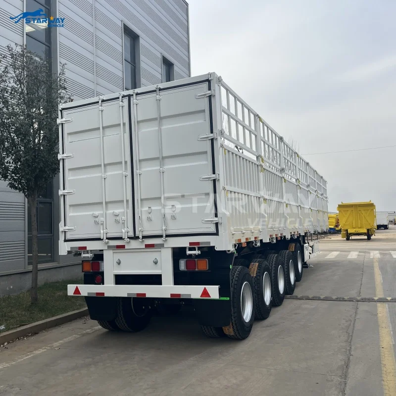 5Axle Fence Cargo Semi Trailer