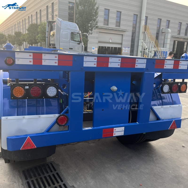 2-axle 20ft Skeleton Trailer On Sale