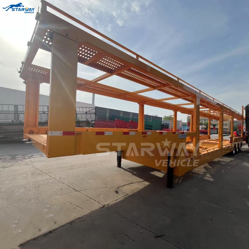 3Axles 10 Car Carrier Truck Trailer