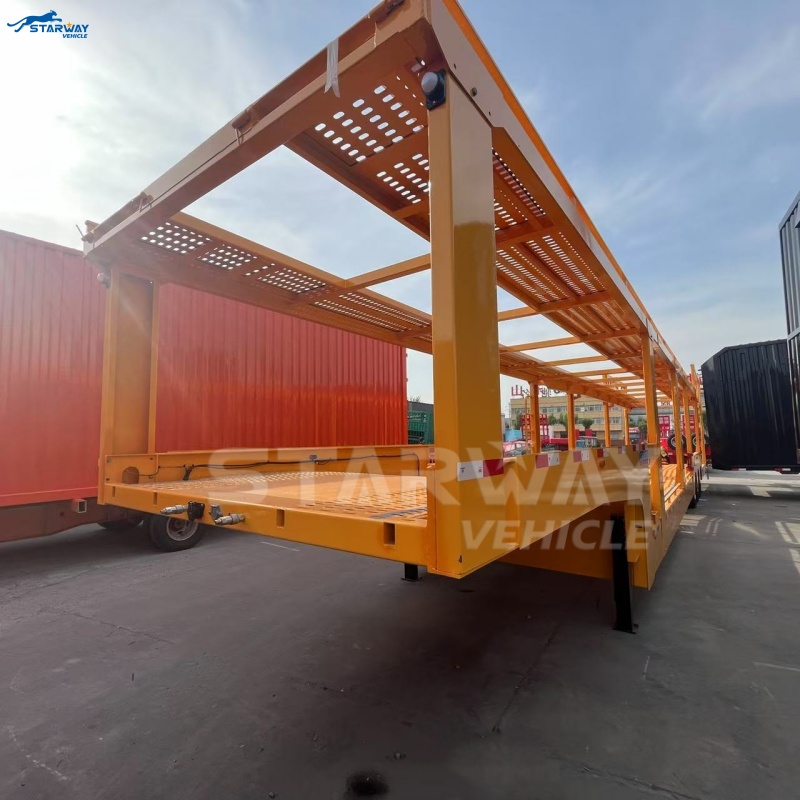 3Axles 10 Car Carrier Truck Trailer