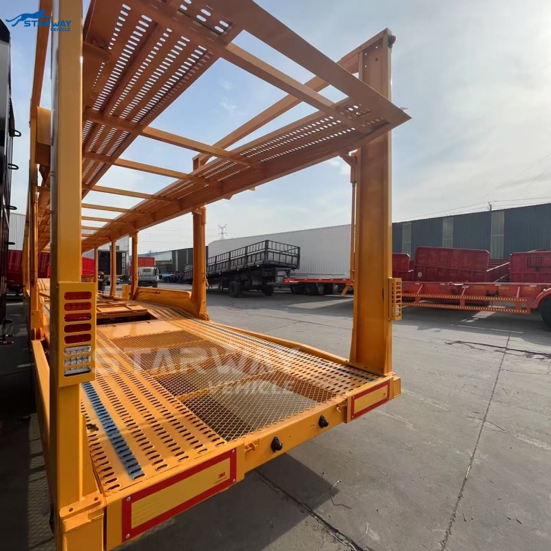 3Axles 10 Car Carrier Truck Trailer