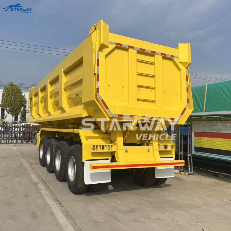 4-axle Tipper Semi Trailer