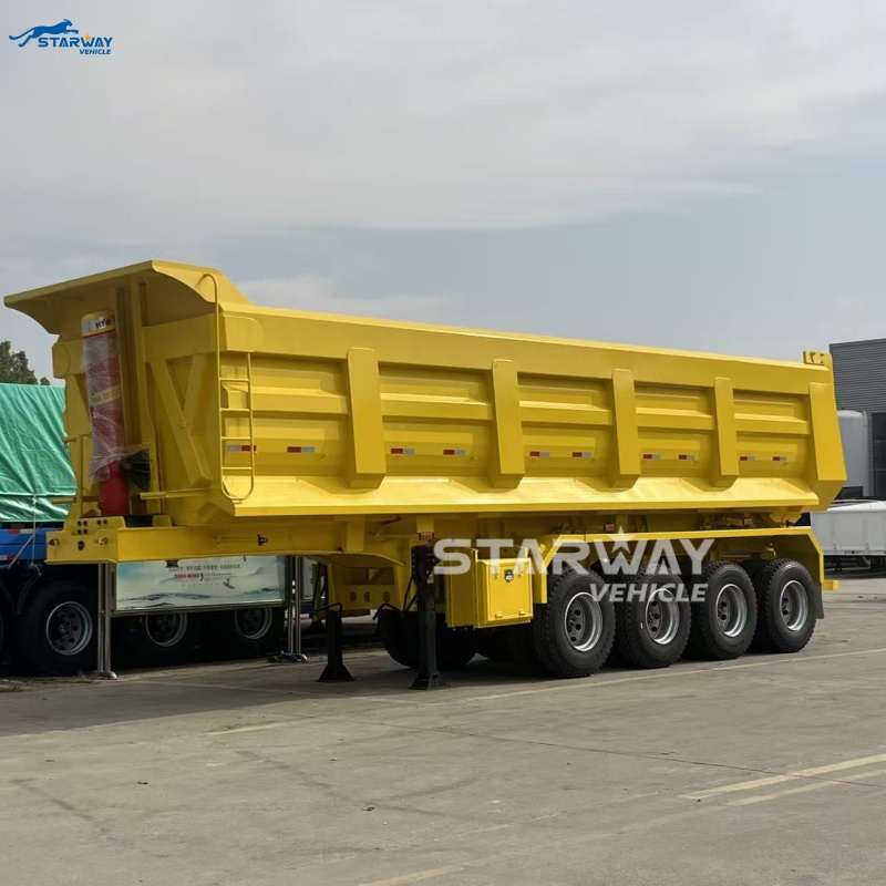4-axle Tipper Semi Trailer