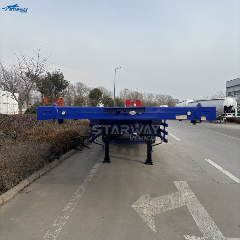 3-axle 12.5m Heavy Duty Flatbed Trailer