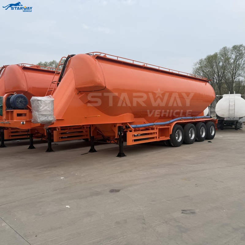 4-Axle Powder Cement Tanker Trailer