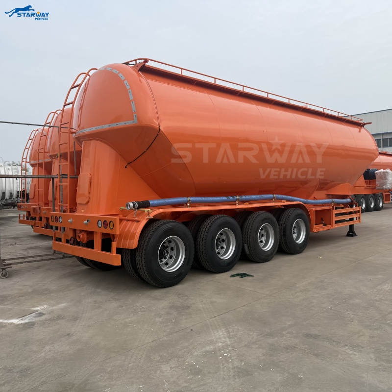 4-Axle Powder Cement Tanker Trailer
