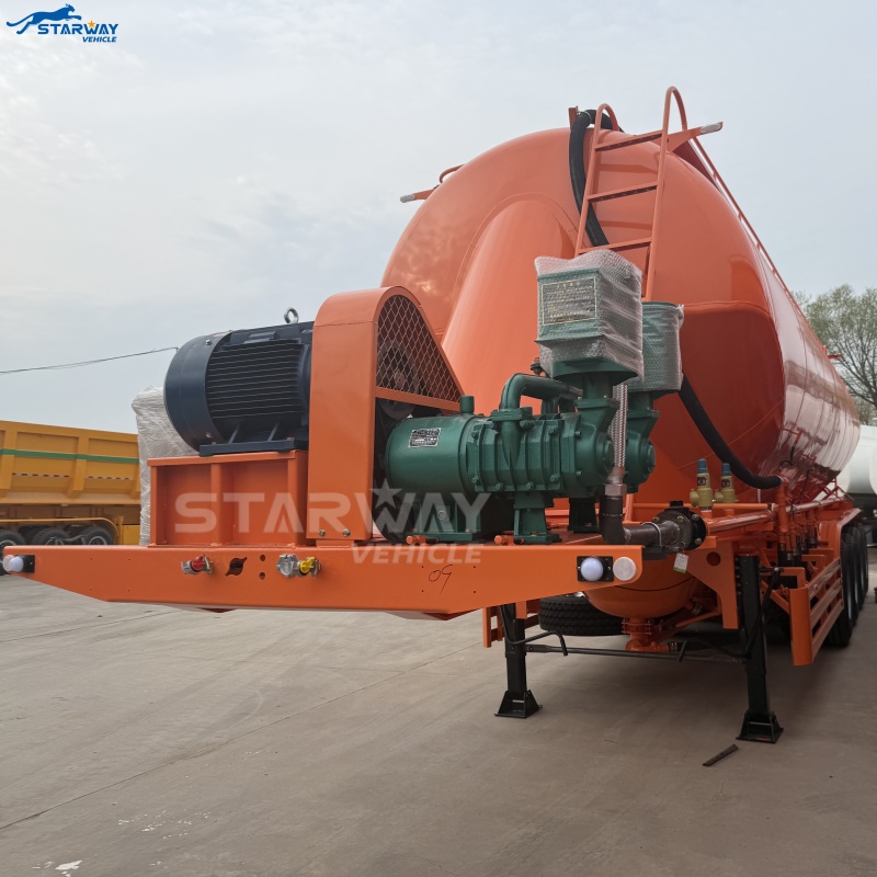 4-Axle Powder Cement Tanker Trailer