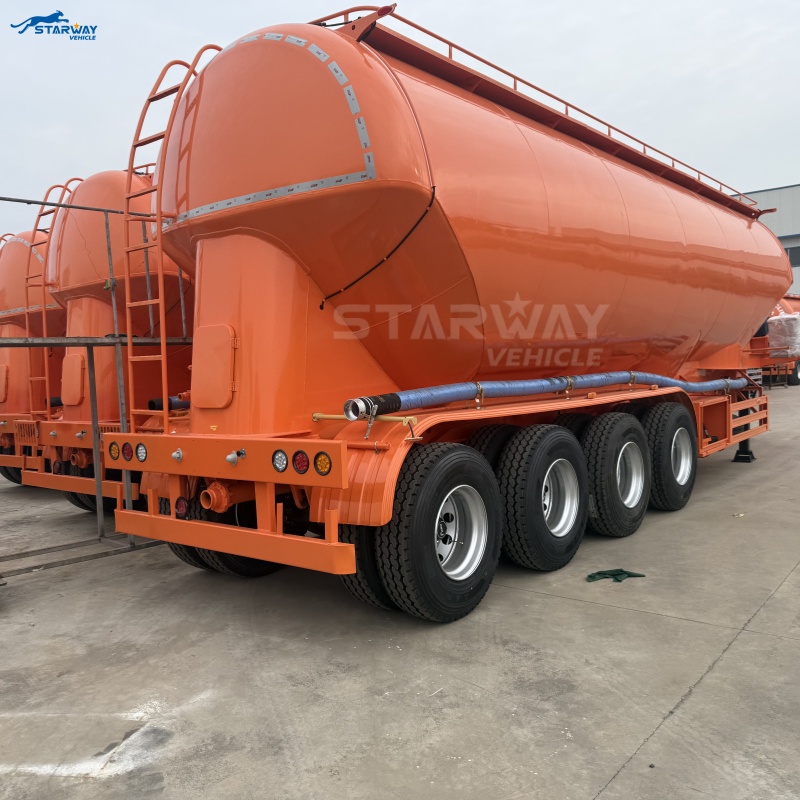 4-Axle Powder Cement Tanker Trailer