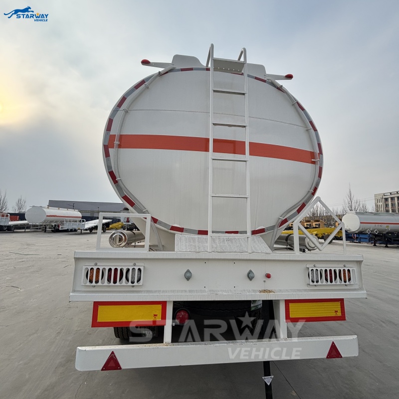 40CBM Carbon Steel 3-Axle Fuel Tanker Trailer