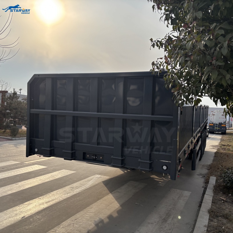 4-Axle Sidewall Trailer for Heavy Cargo