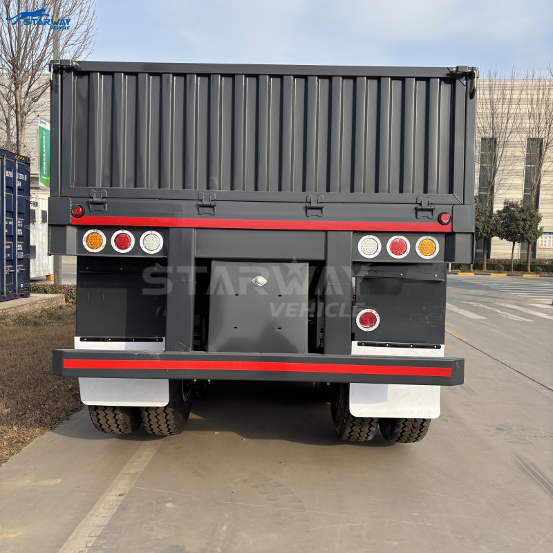 4-Axle Sidewall Trailer for Heavy Cargo
