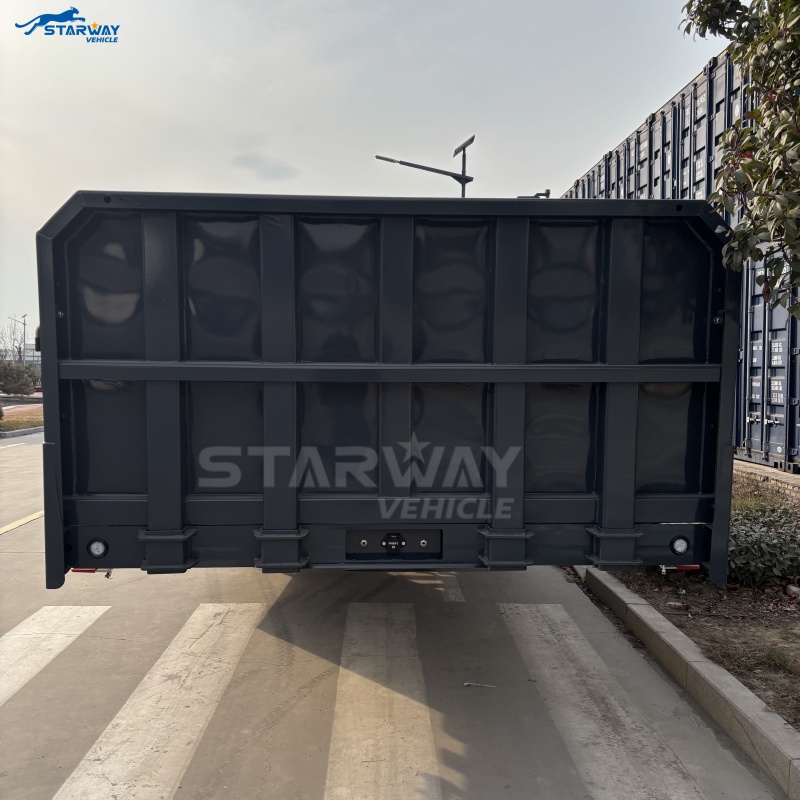 4-Axle Sidewall Trailer for Heavy Cargo