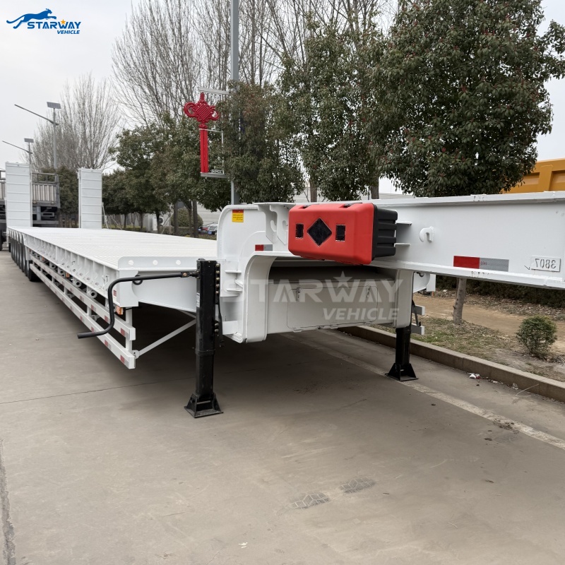 7-axle Heavy Duty Lowbed Semi Trailer