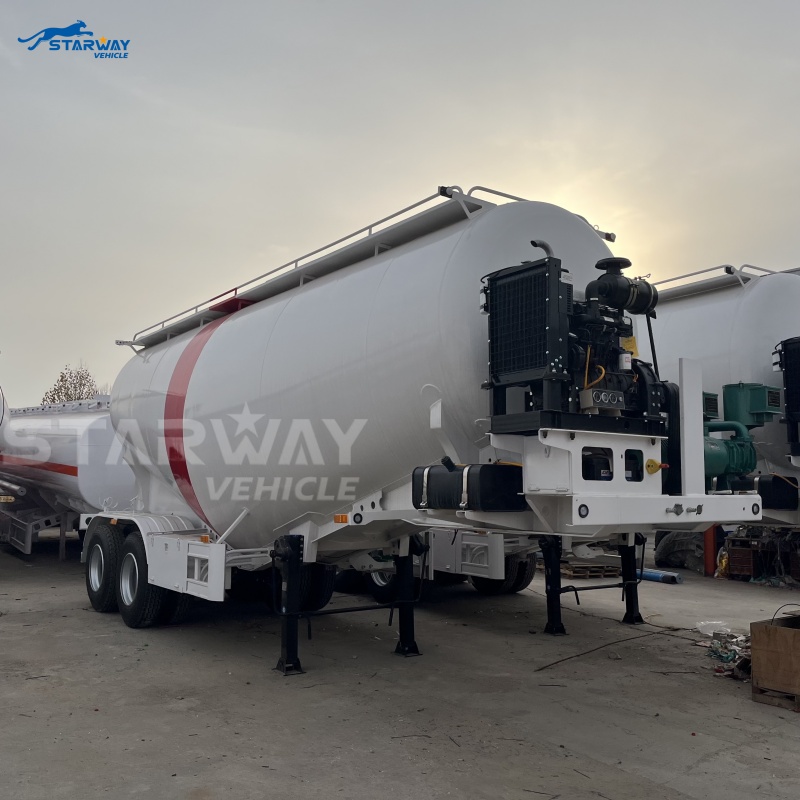 2-axle Bulk Cement Tanker Traier