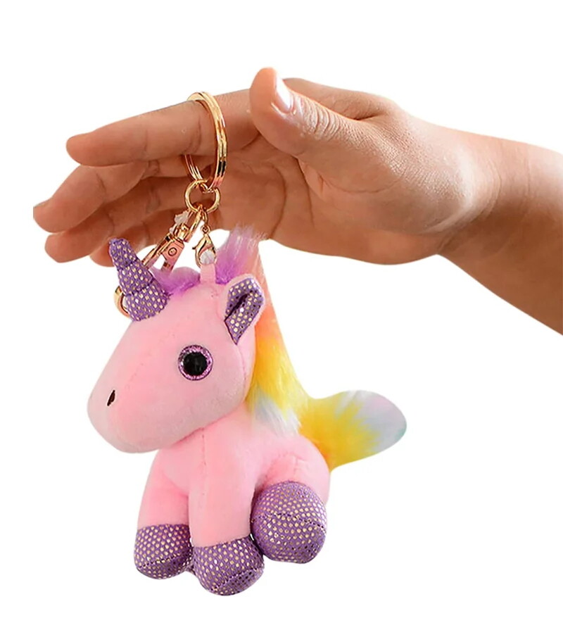 Cute Unicorn Plush Stuffed Keychain Animal Backpack Clip Handbag Charm Keyring for Girls Women Girls Gift Cute Unicorn Plush Stuffed Keychain Animal Backpack Clip Handbag Charm Keyring for Girls Women Girls Gift
