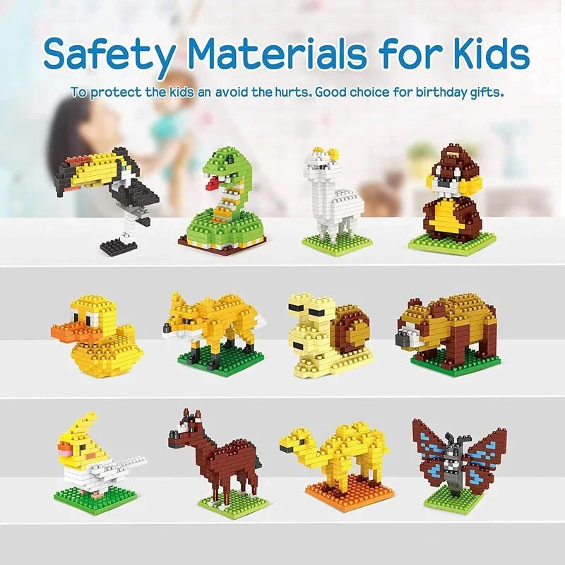 width= Animals building blocks