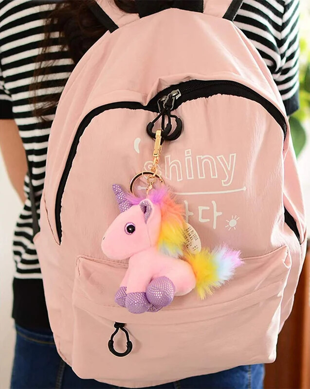 Unicorn plush keychain: more than just a decoration