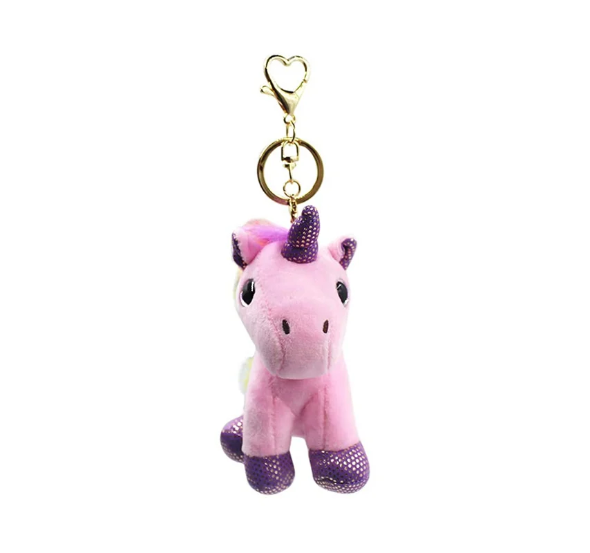 Unicorn plush keychain: make your keys cuter