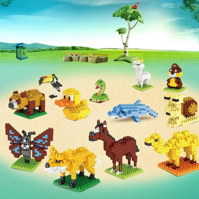 Enhance Child Development with Safe and Educational Animal Building Blocks