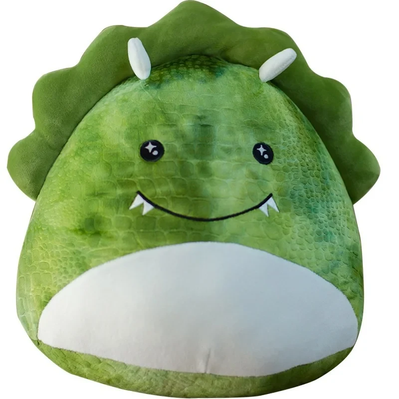 Dive into comfort with the ultrasoft dinosaur plush hugging pillow