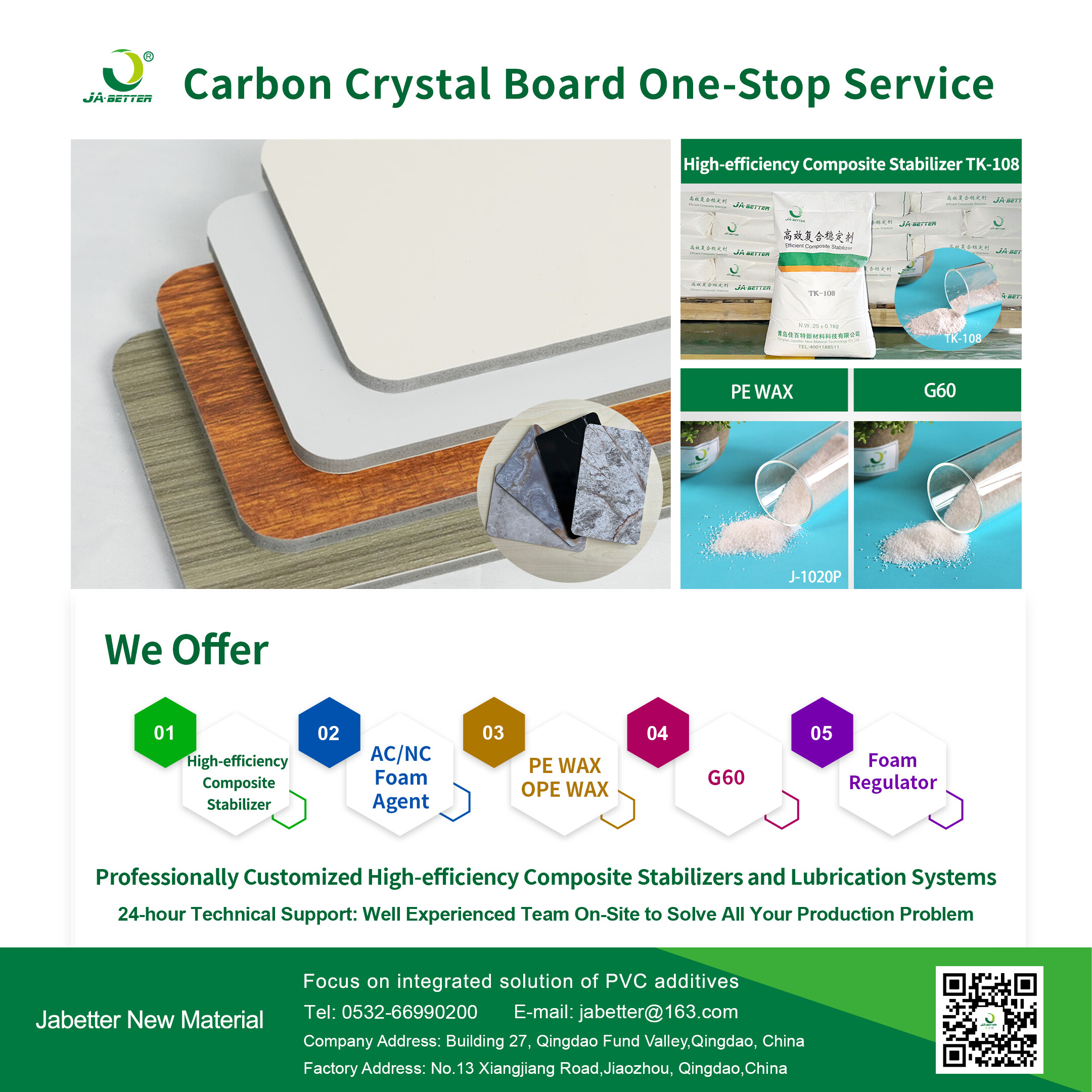Qingdao Jabetter: Your Complete Solution Partner for PVC Carbon Crystal Board Production