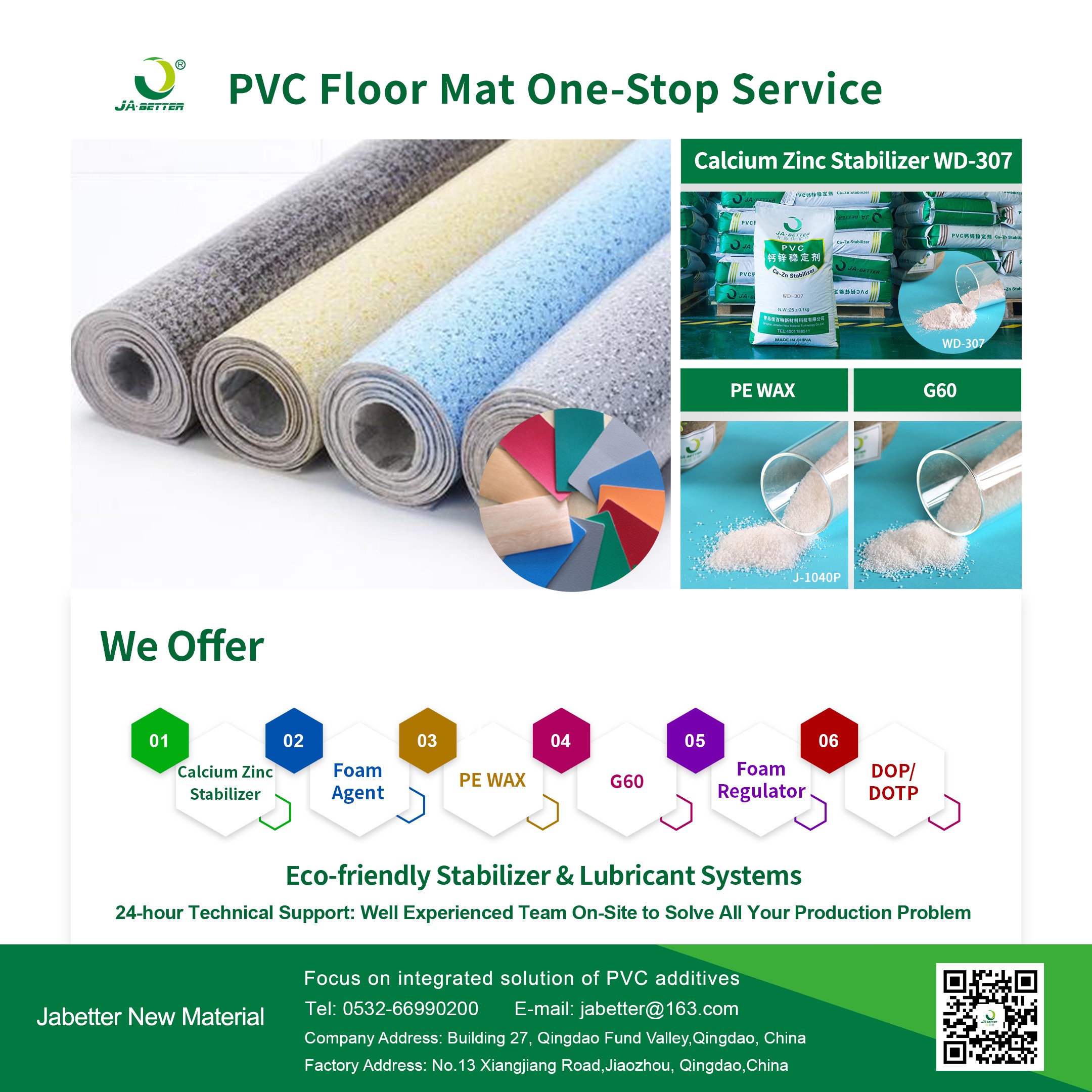 Excellence in Details, Professionalism in Achievement: Jabetter's Comprehensive Solutions for PVC Flooring Production