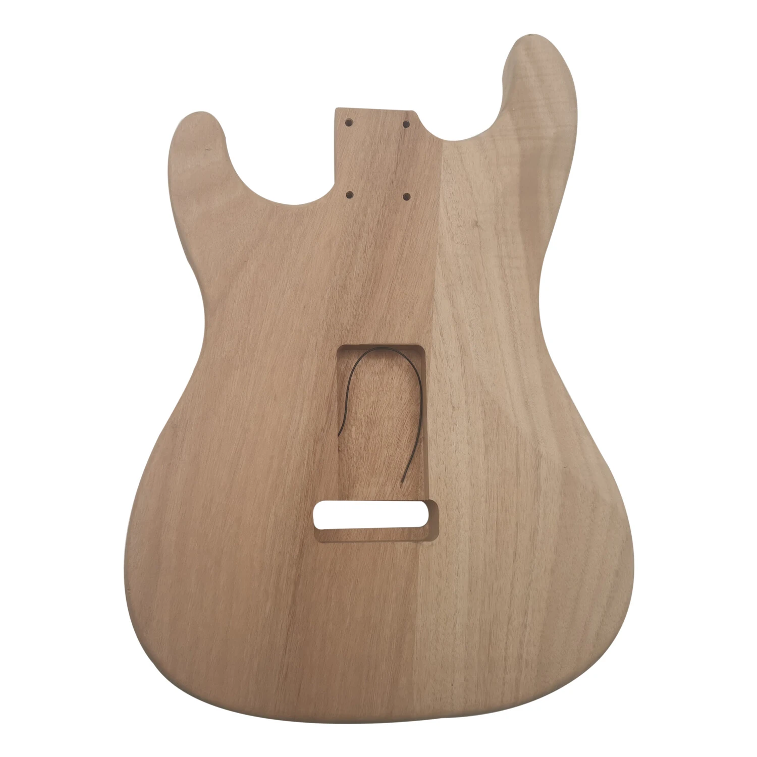 Kit DIY de guitare électrique en acajou non verni