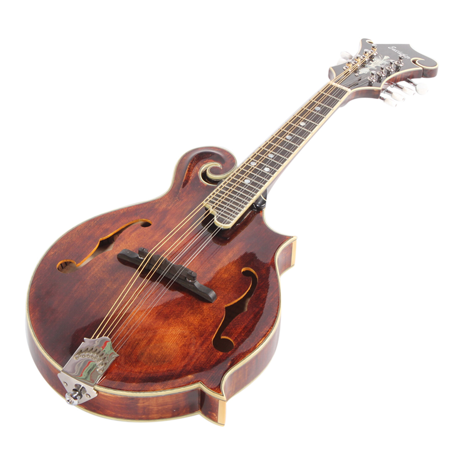 Mandoline F en érable flammé AA de haute qualité, faite à la main