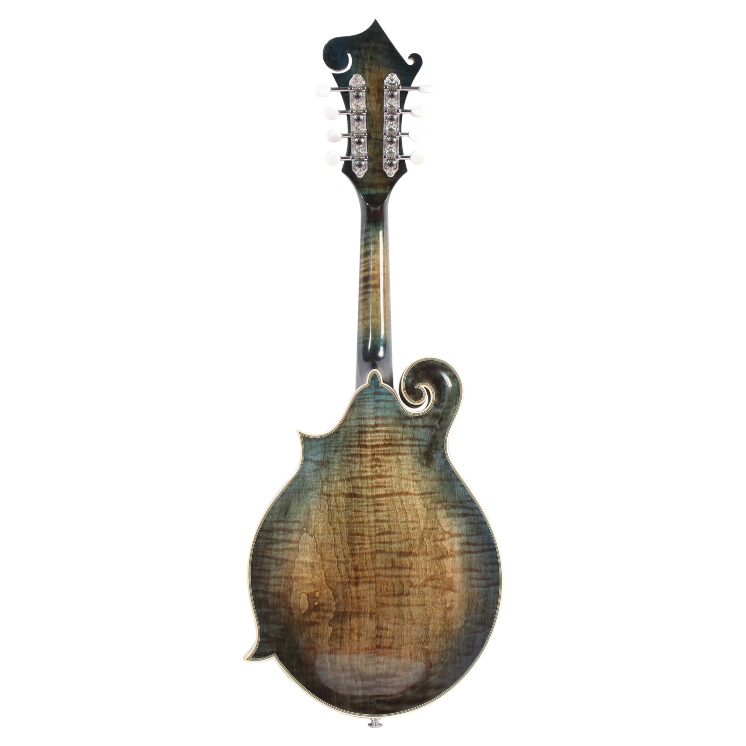 Mandoline Afanti, table en épicéa massif, dos et côtés en érable flammé.