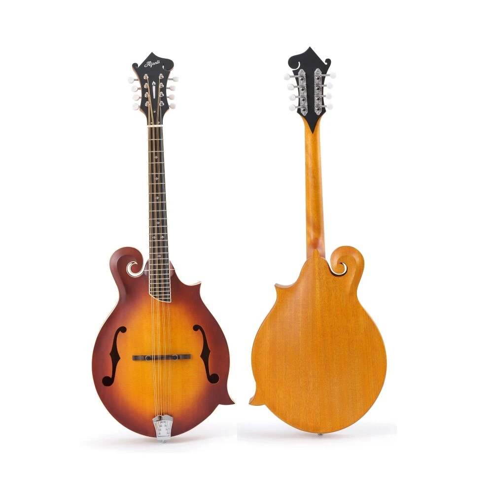 Mandoline octave en bois massif avec trou en fa