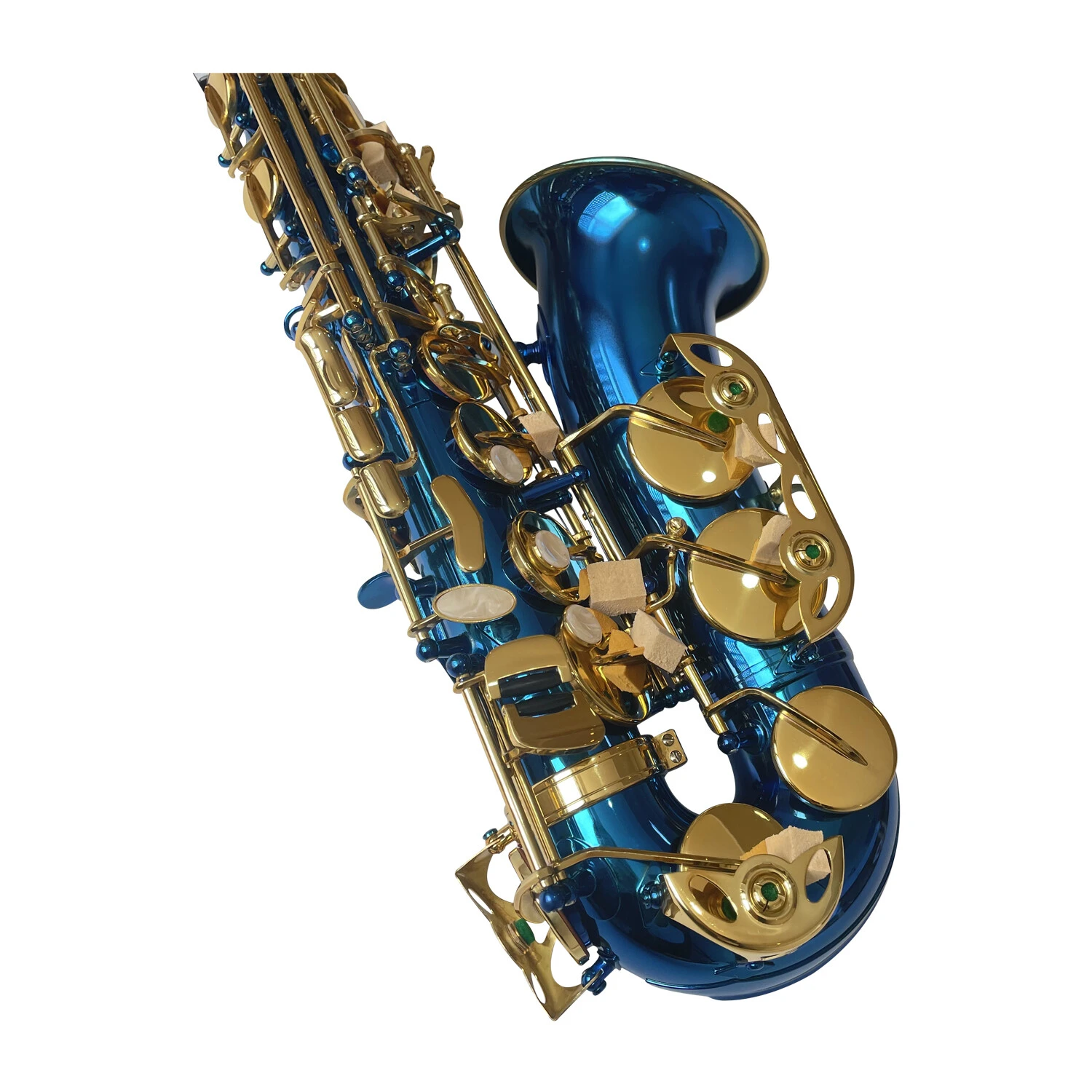 Fast Delivery Blue Eb Saxophone Best Quality Professional Alto Saxophone OEM