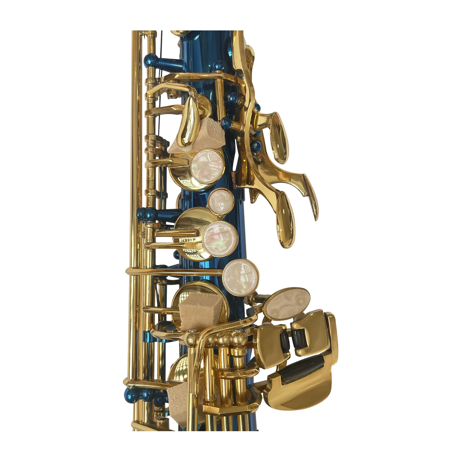 Fast Delivery Blue Eb Saxophone Best Quality Professional Alto Saxophone OEM