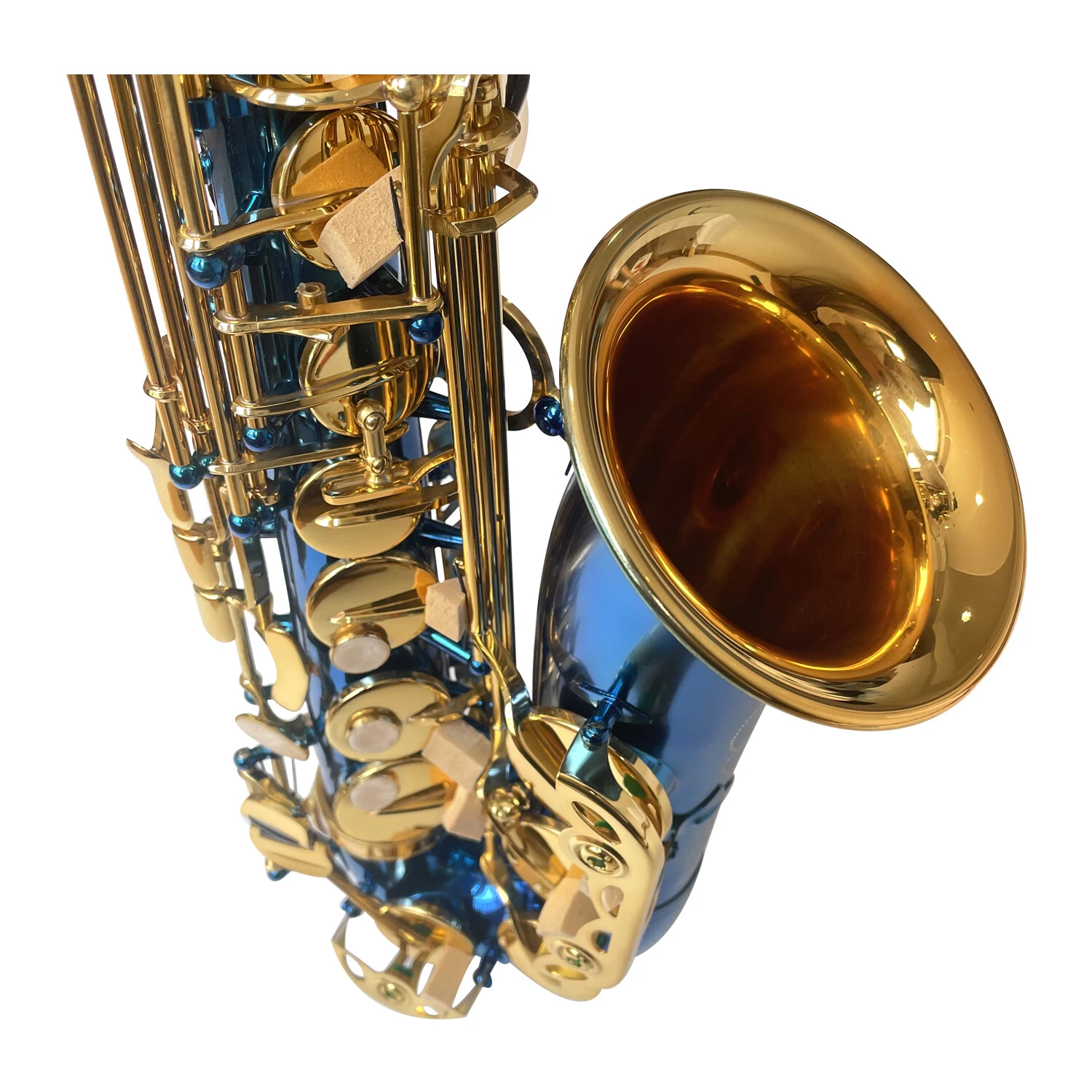 Fast Delivery Blue Eb Saxophone Best Quality Professional Alto Saxophone OEM