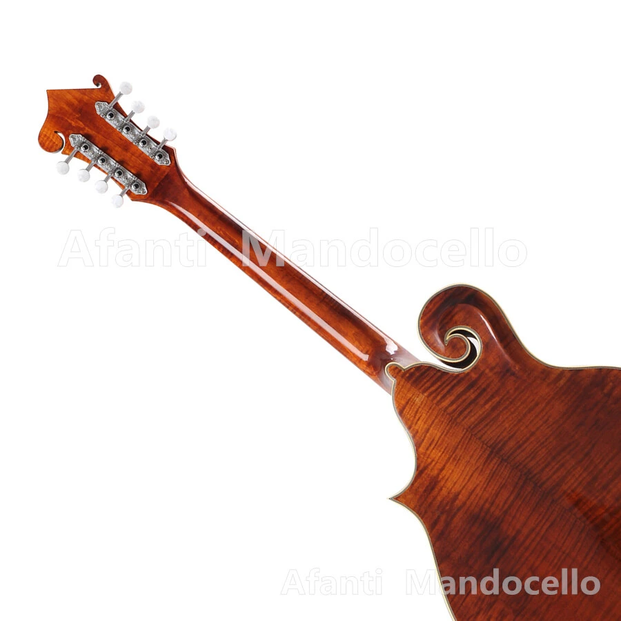 Afanti Oval Hole Solid Flamed Maple F Mandocello