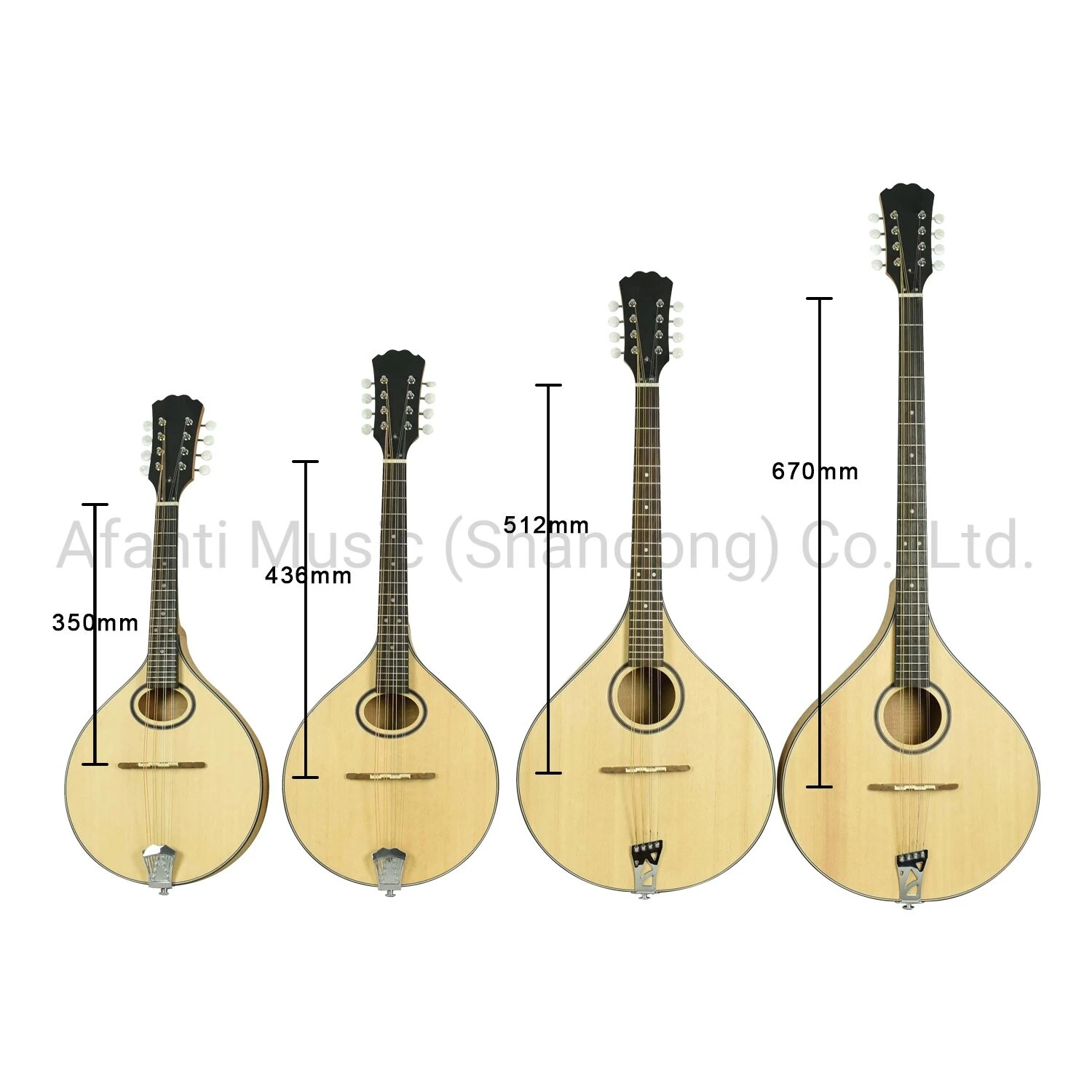 Guitare bouzouki irlandais personnalisée avec table en épicéa