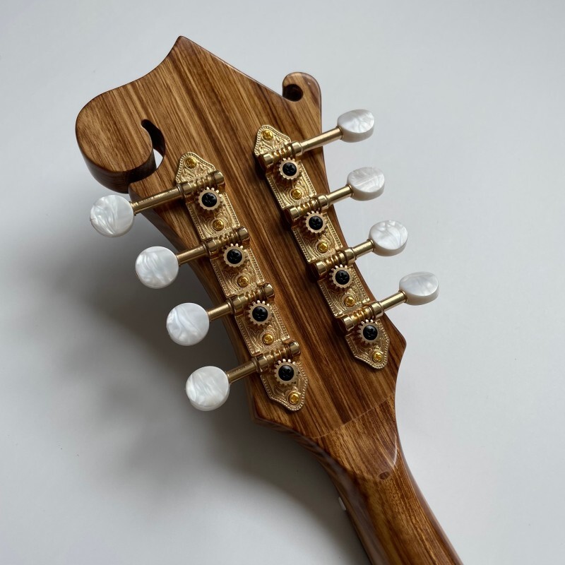 Afanti Music Mandoline en épicéa massif couleur naturelle transparente