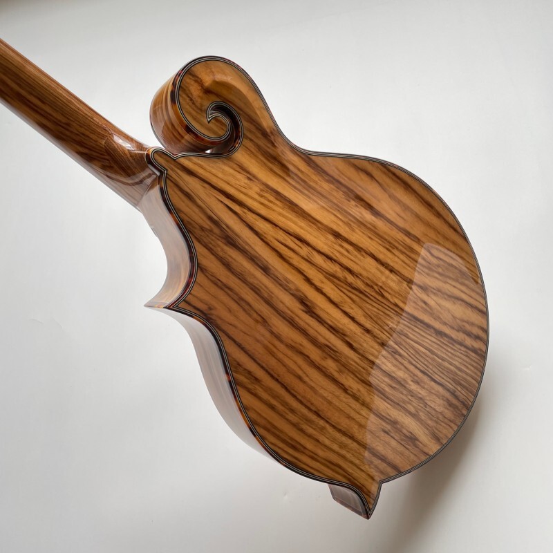 Afanti Music Mandoline en épicéa massif couleur naturelle transparente