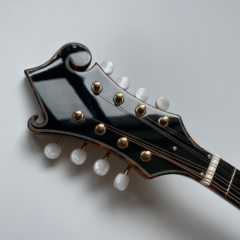 Afanti Music Mandoline en épicéa massif couleur naturelle transparente