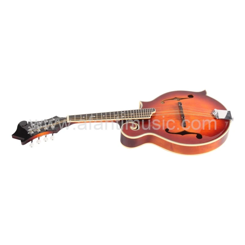 Guitare mandoline en bois massif avec table en épicéa (F Style)