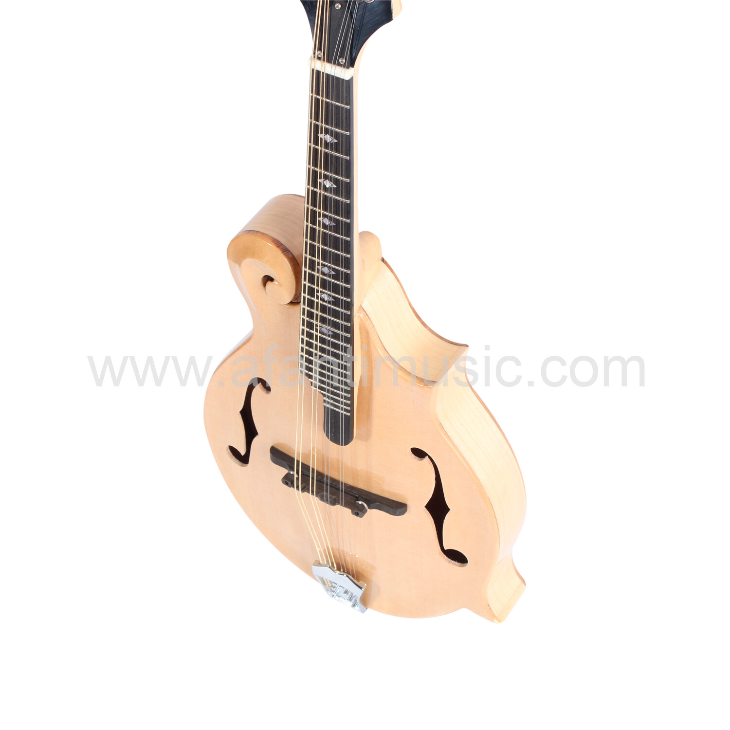 Mandoline de style F en érable massif