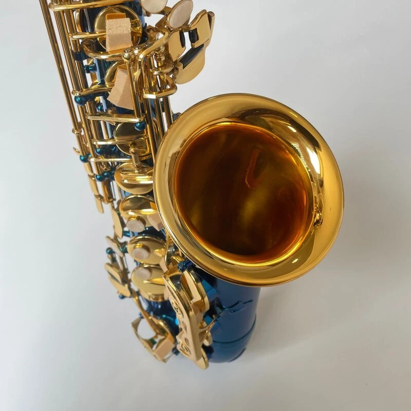 Fast Delivery Blue Eb Saxophone Best Quality Professional Alto Saxophone OEM