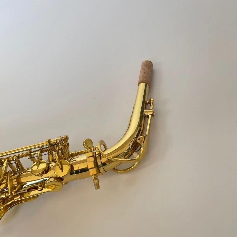 Saxophone Alto Couleur Or Clé Mib Laiton Laqué Saxophone