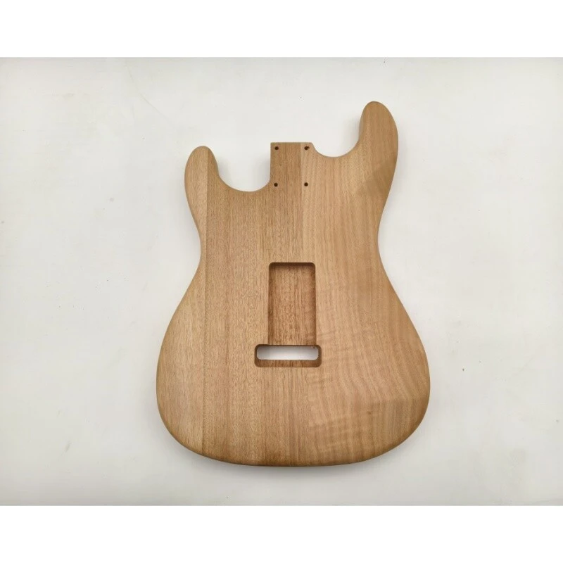 Corps de guitare électrique Afanti SSS en bois d'acajou avec placage d'érable matelassé