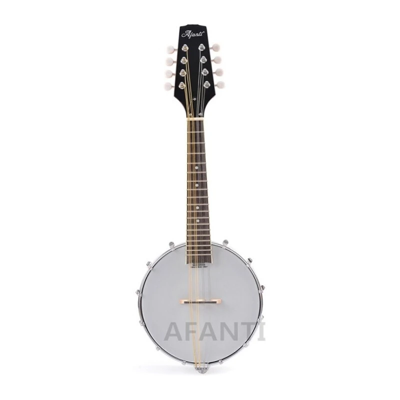 Afanti Banjo mandoline en acajou 8 cordes
