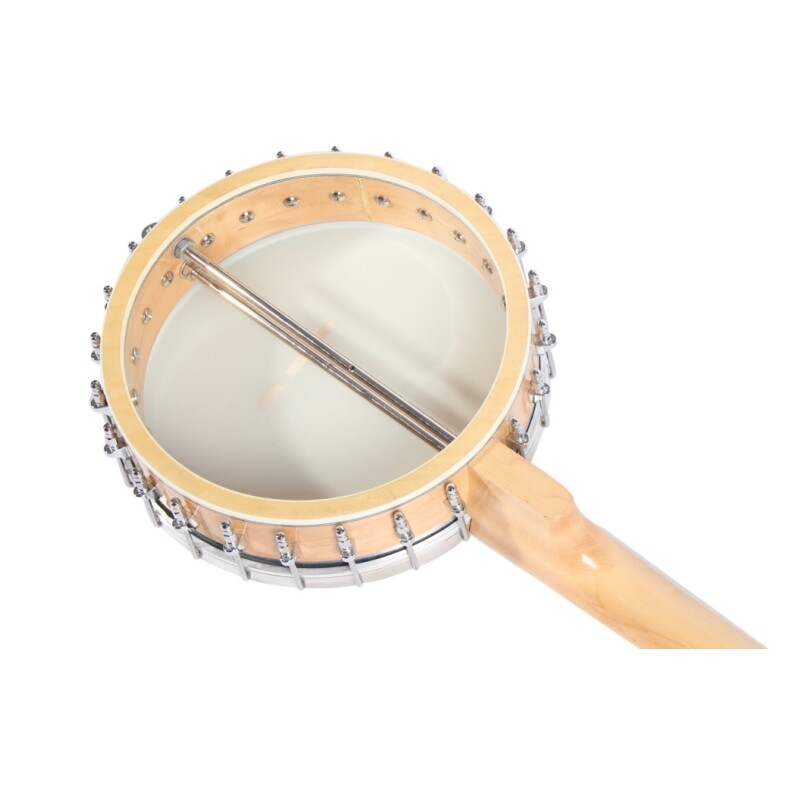 Banjo Afanti 11" Remo Drum Head Maple Rim Long Neck Open Back 5 cordes